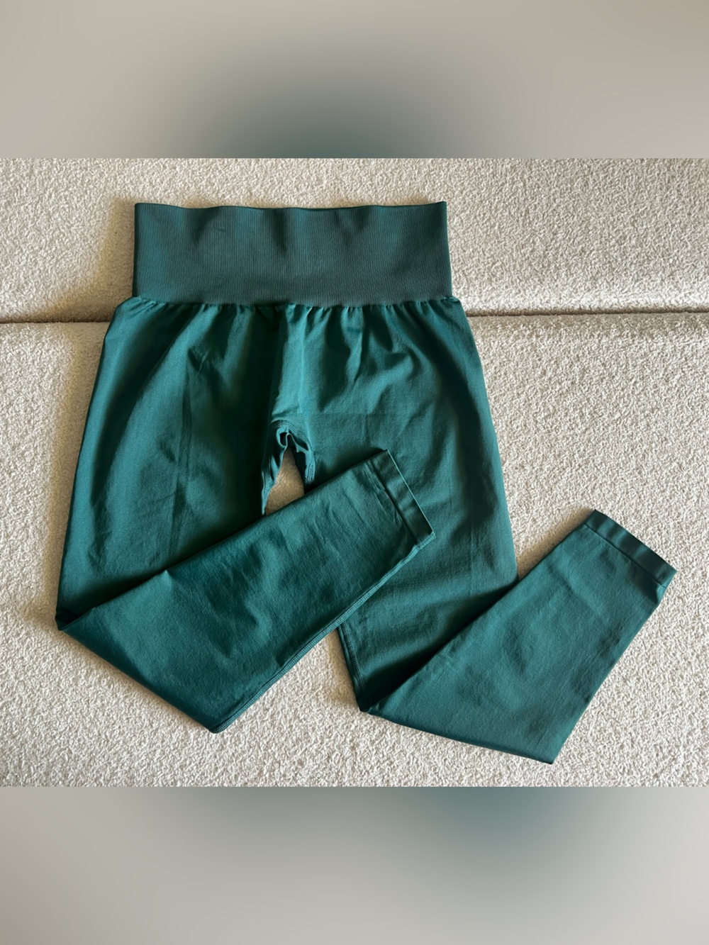 NVGTN Girls' Teal Active High-Waist Leggings - Picture 2 of 4